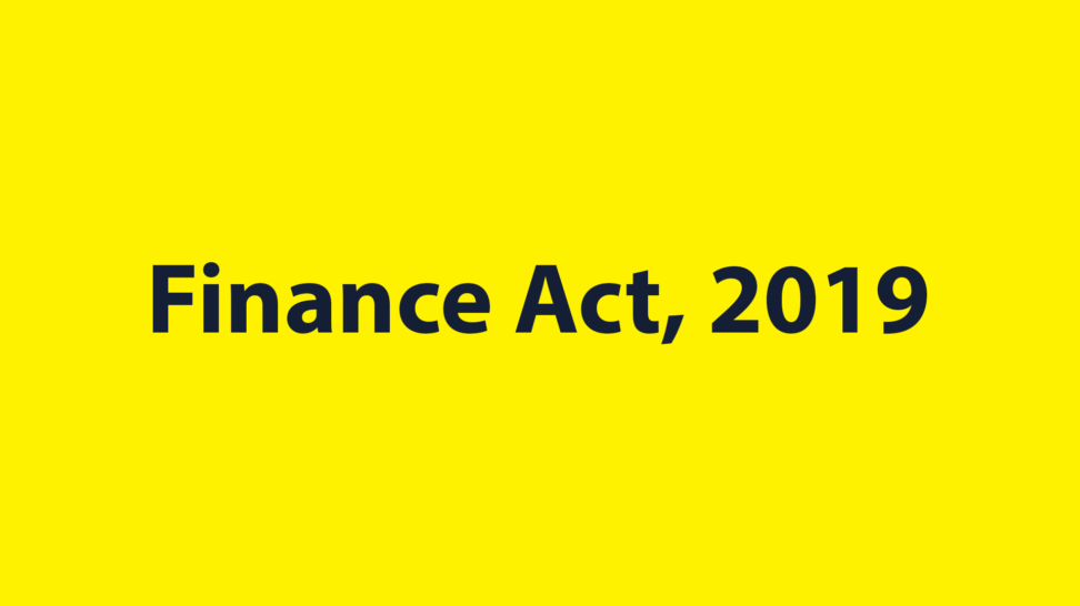 Finance Act 2019