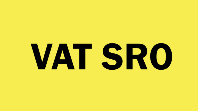 VAT SRO