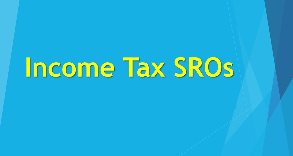 Income Tax SRO