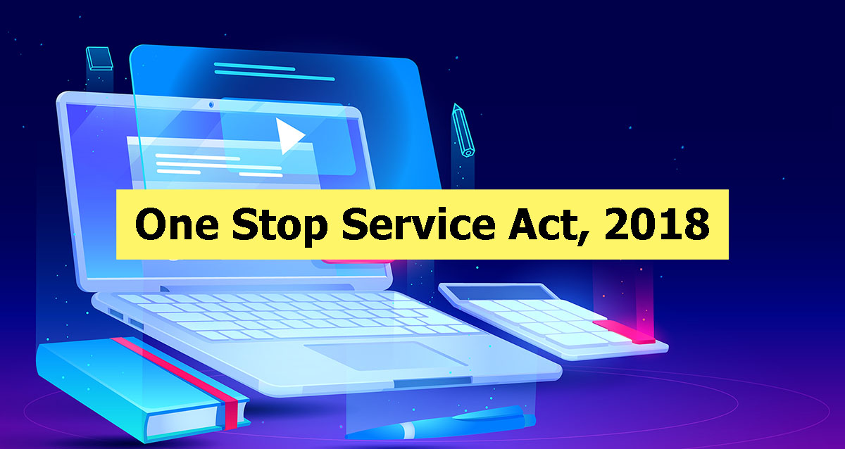 one stop service act 2018