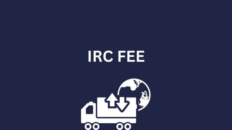 IRC FEE List