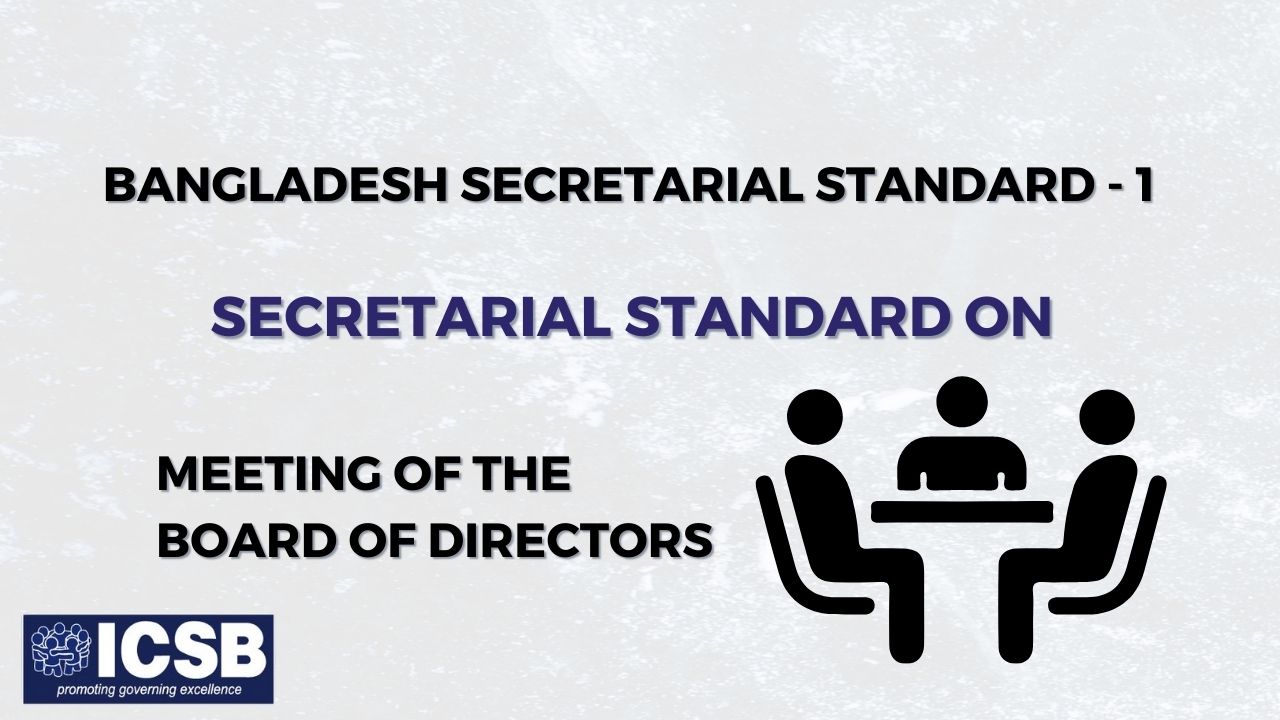 Bangladesh Secretarial Standard - 1