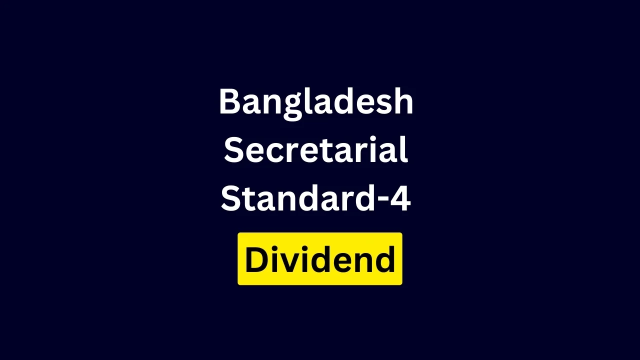 Bangladesh Secretarial Standard-4 Bangladesh Secretarial Standard-4