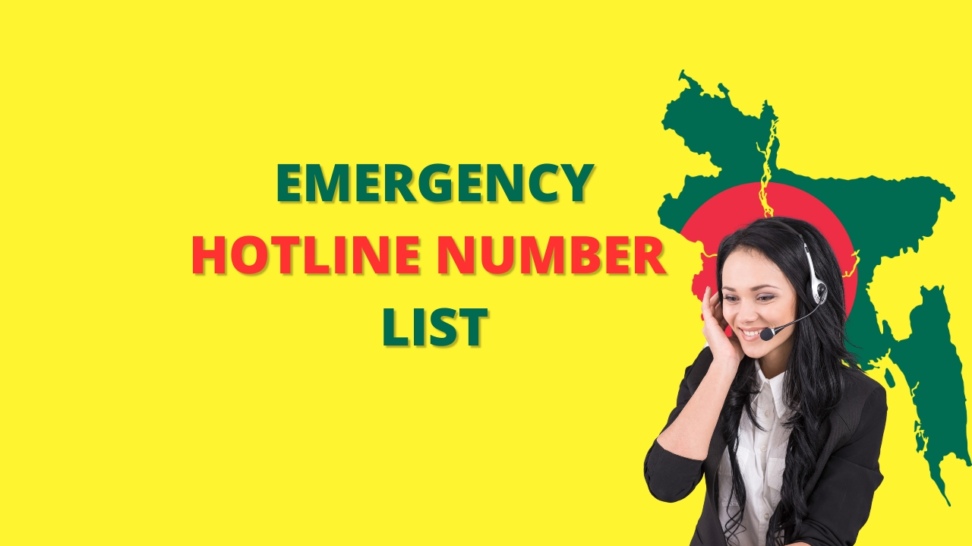 Emergency Hotline Number List Bangladesh