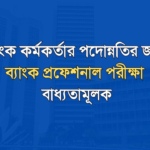 Bank professional examination is mandatory for promotion of bank officer