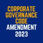 Corporate Governance Code Amendment 2023