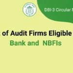 List of Audit Firms Eligible for Bank and NBFIs