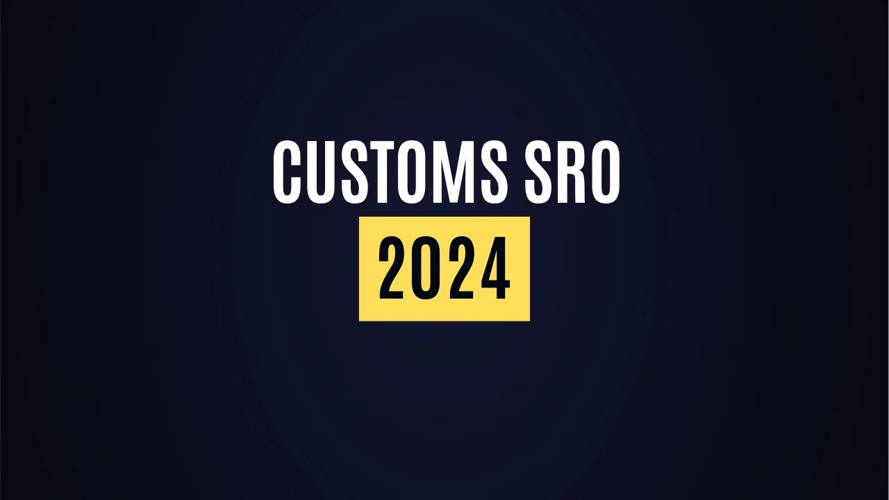 Customs SRO 2024