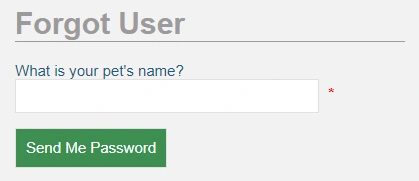 Security Question in TIN Registration