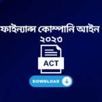 Finance Company Act 2023