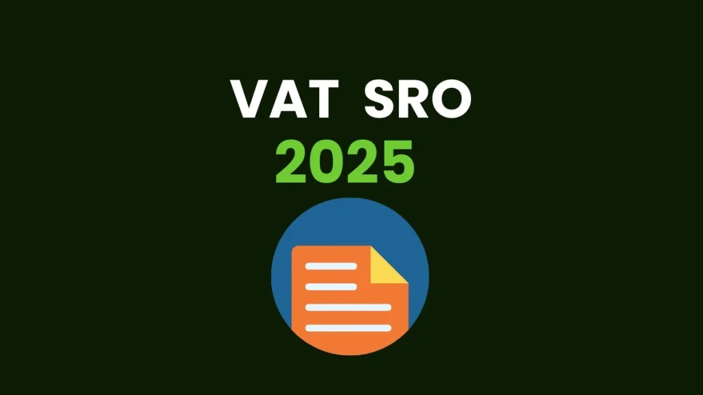 VAT SRO 2025
