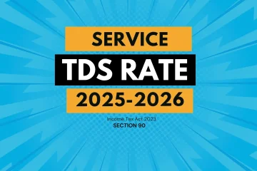 Service TDS Rate 2025-2026
