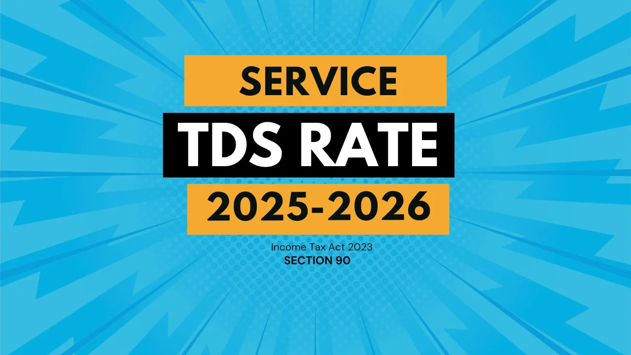 Service TDS Rate 2025-2026 Service TDS Rate 2025-2026