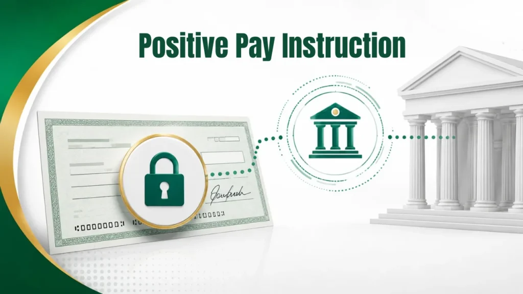 Positive Pay Instruction