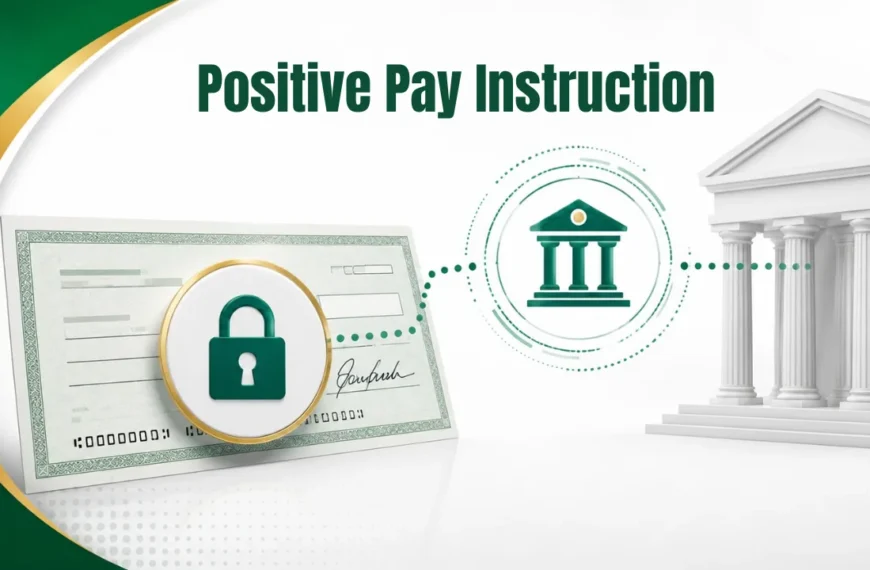 Positive Pay Instruction