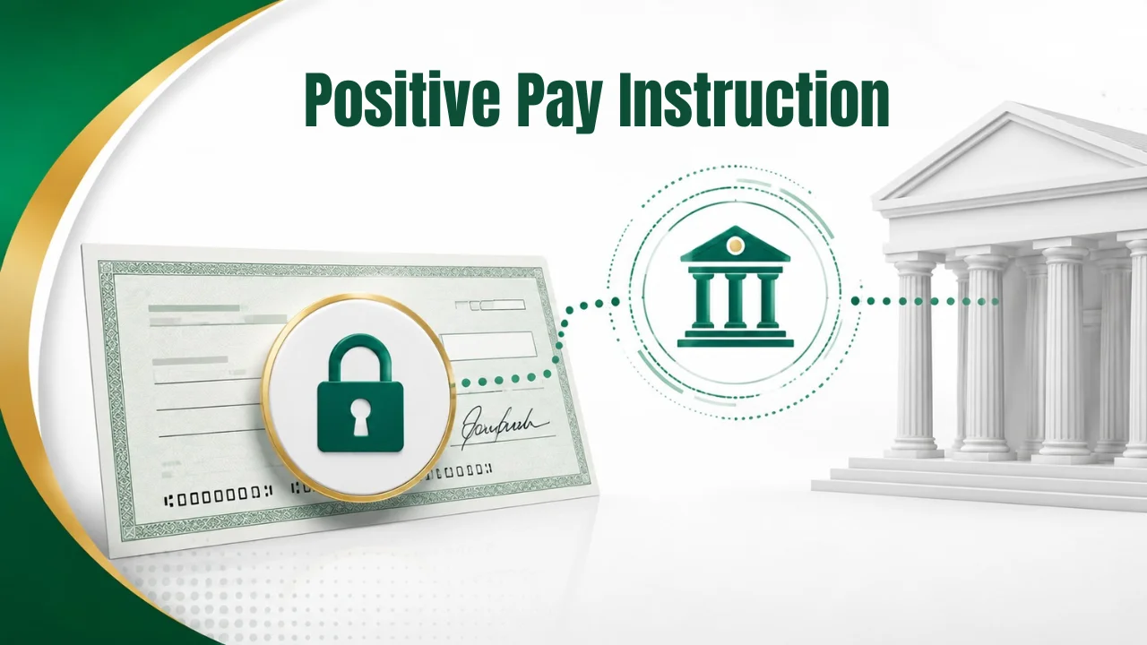 Positive Pay Instruction