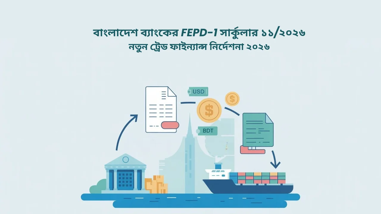 বাংলাদেশ ব্যাংকের নতুন ট্রেড ফাইন্যান্স নির্দেশনা ২০২৬ Trade finance Bangladesh bank circular