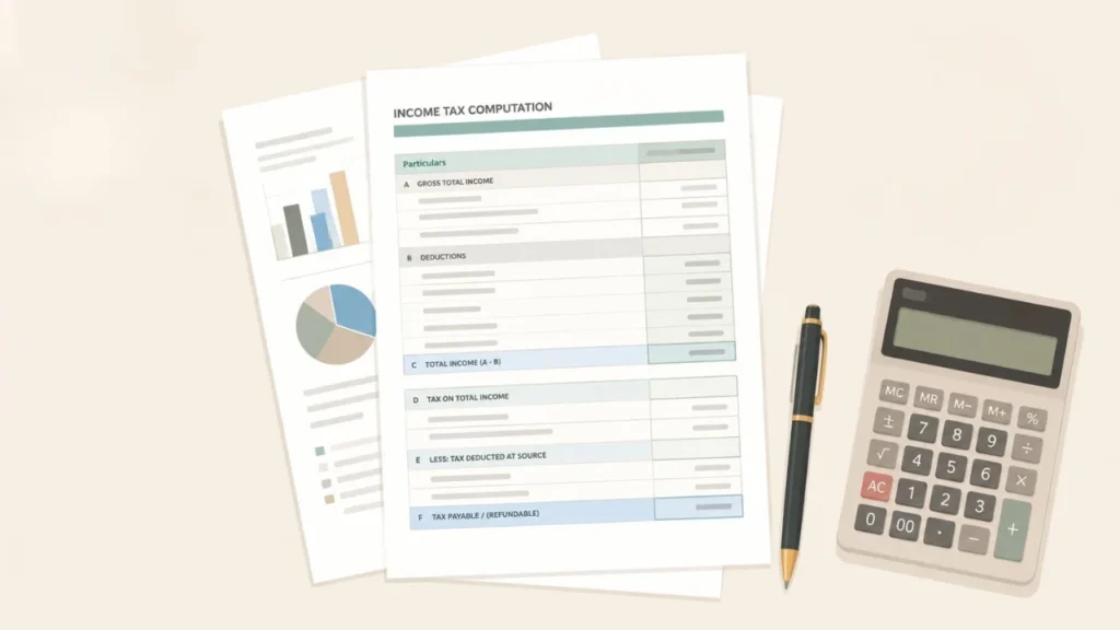 income computation sheet