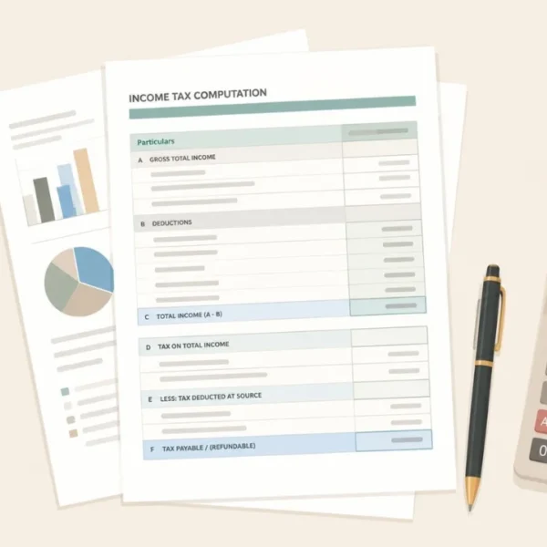 income computation sheet