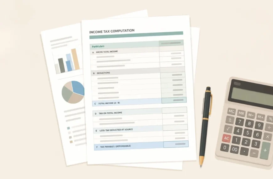 income computation sheet