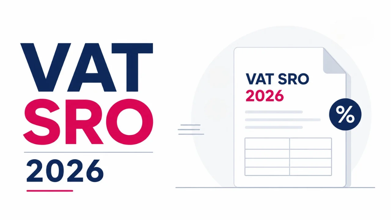 VAT SRO 2026