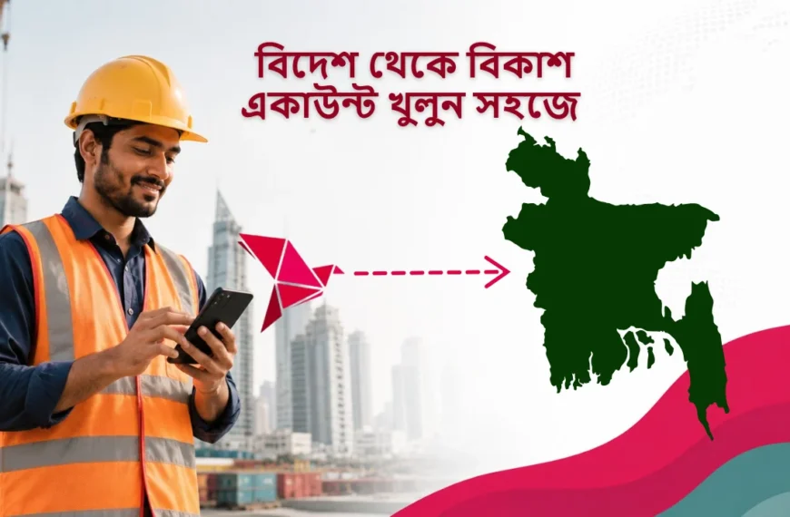 how to open bkash account from abroad