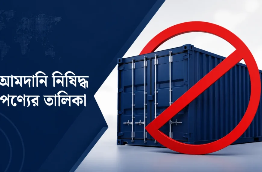 import prohibited goods list Bangladesh